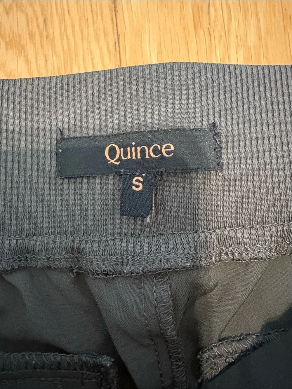 Quince Performance Tech Ankle Pant S Dark Olive Green Commuter Athleisure Travel